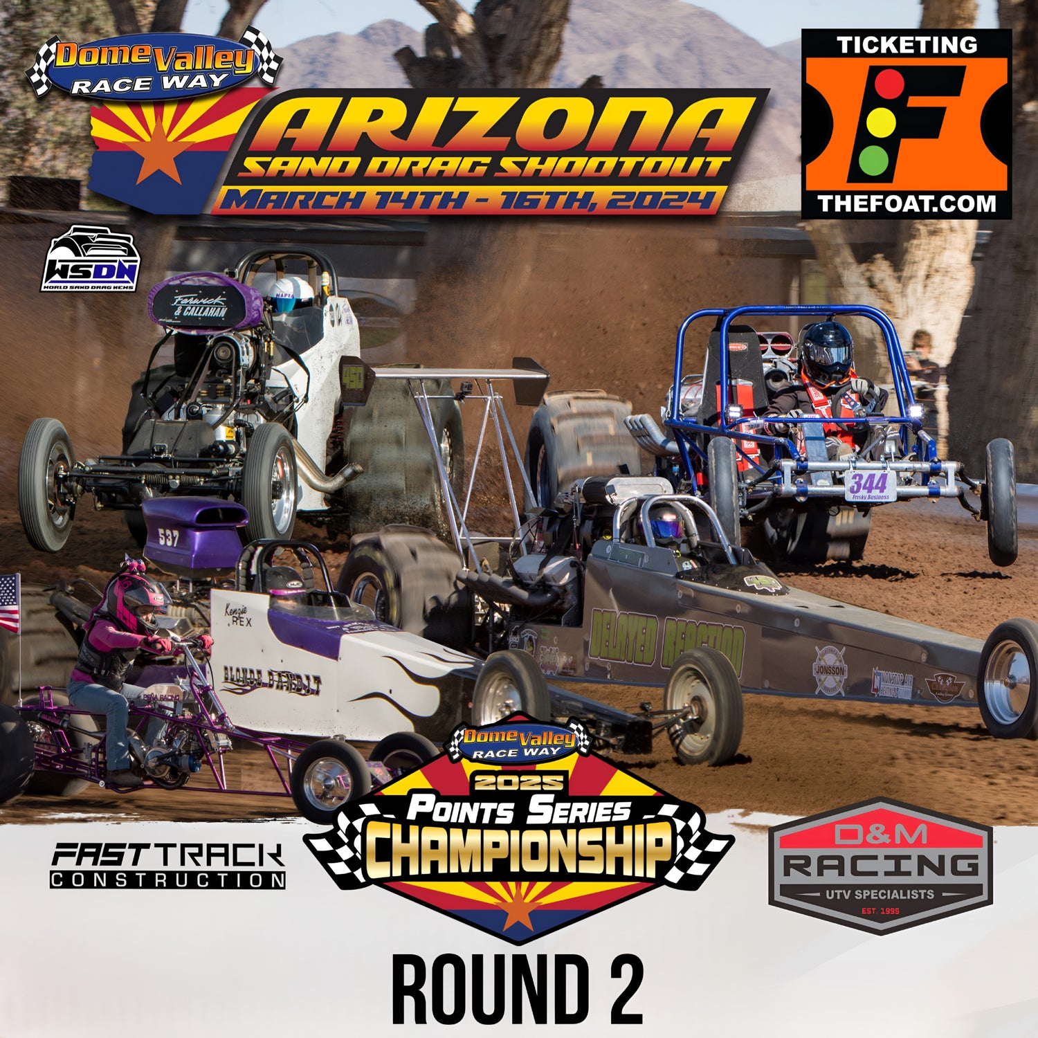 Dome Valley Raceway 2025 Arizona Sand Drag Shootout